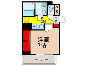 クレスト神崎川の物件間取画像